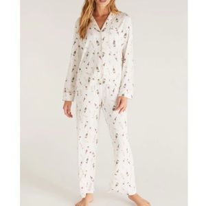 Z-Supply Three Piece Wine Pajama Set
